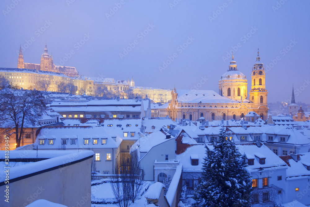 Fototapeta premium prague in winter