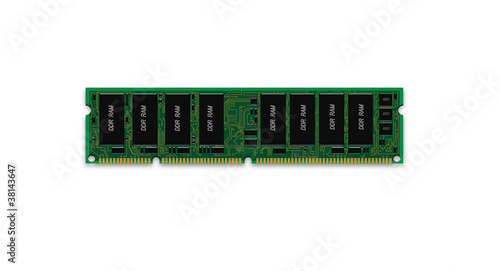 Computer DDR RAM memory chip