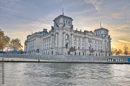 The Bundestag at Berlin, Germany