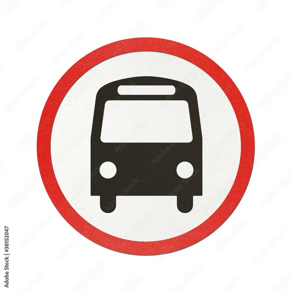 Traffic sign recycled paper Traffic sign recycled paper