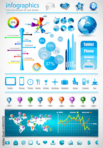 Premium infographics master collection