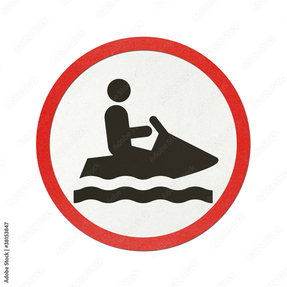 Φωτογραφία Traffic sign recycled paper