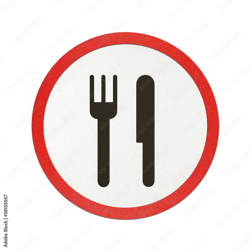 Traffic sign recycled paper Traffic sign recycled paper