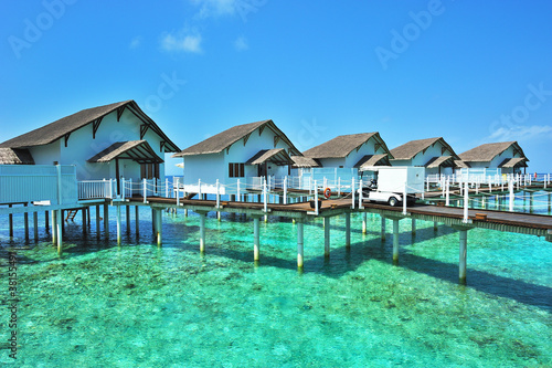 Maldive water villa - bungalows