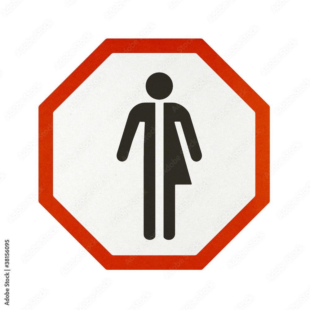Traffic sign recycled paper Traffic sign recycled paper