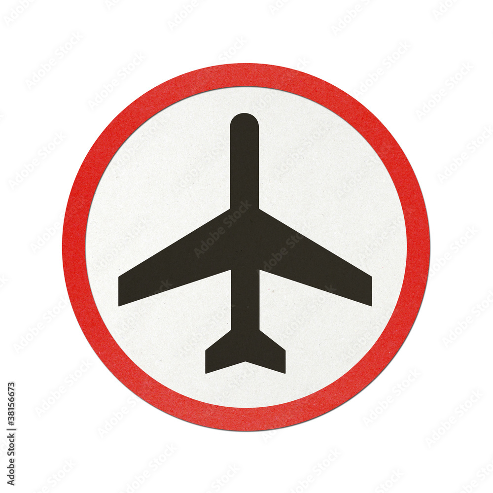 Obraz premium Traffic sign recycled paper