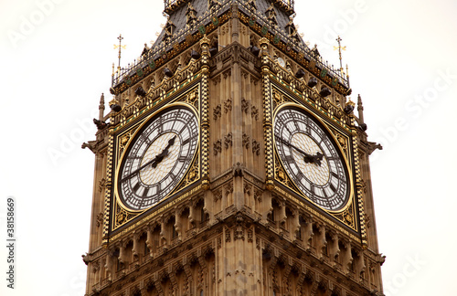 Big ben close up of clock