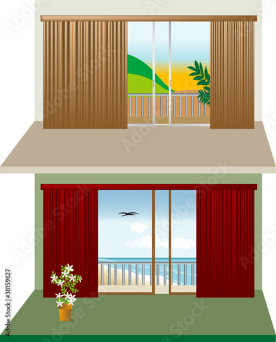 Camera con vista