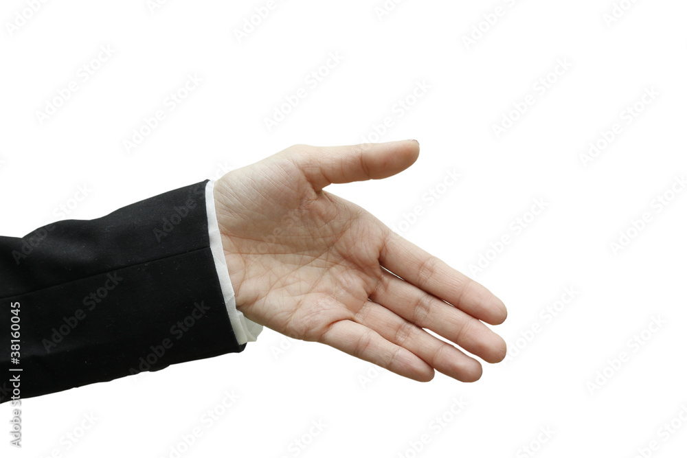 left hand open left hand open