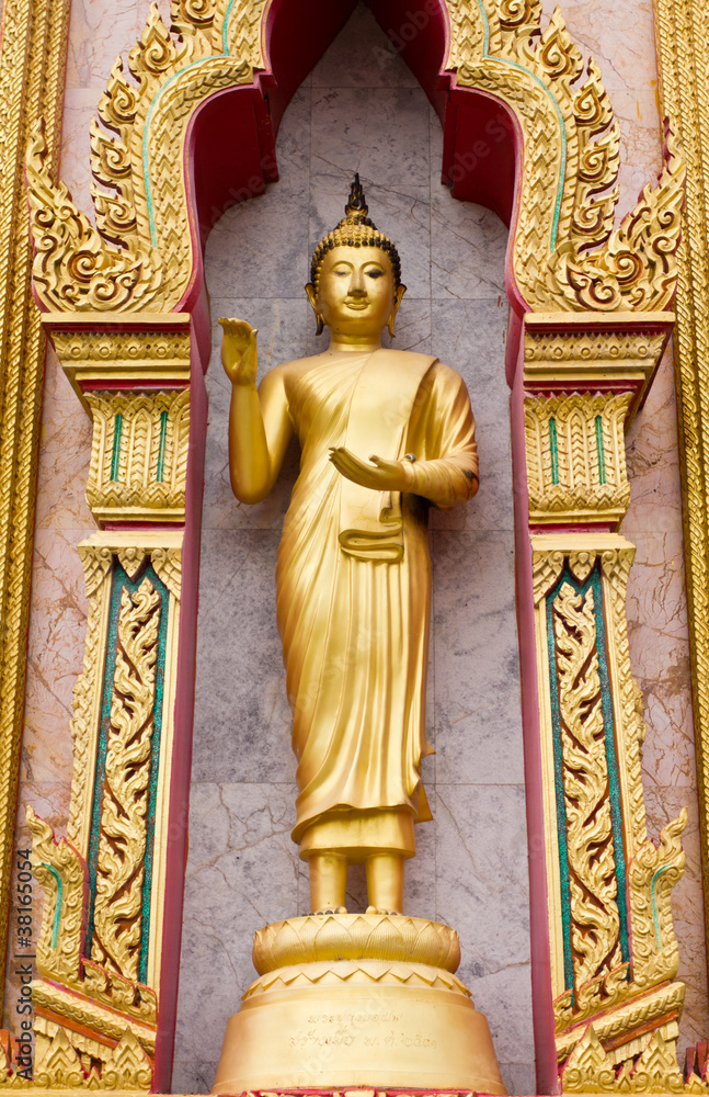 Fototapeta premium Golden buddha