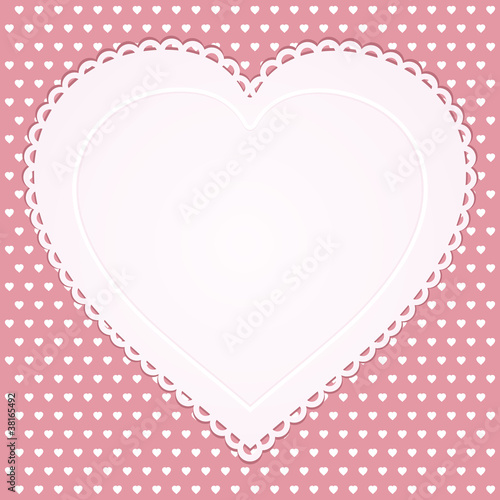 vintage valentine heart