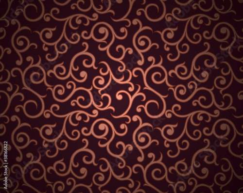 Seamless pattern in retro style