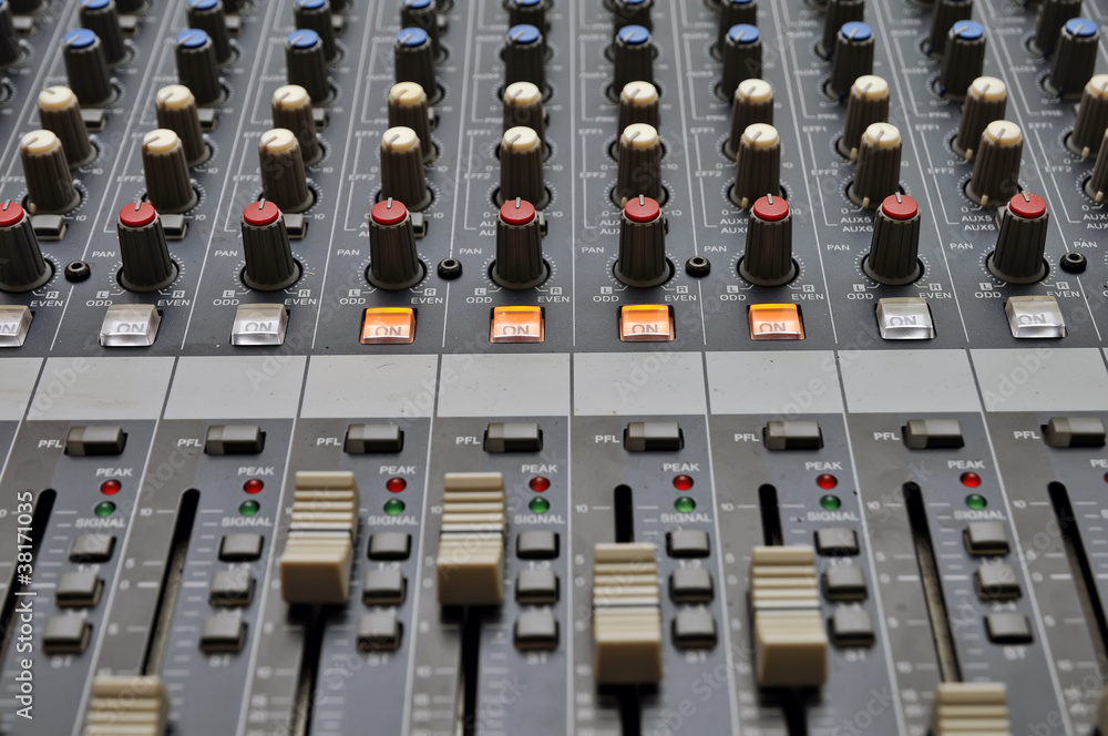 Fototapeta premium Sound mixer