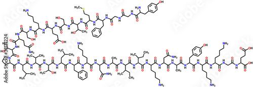 β-Endorphin structural formula