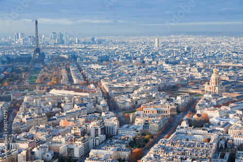 above view on Paris © vvoe