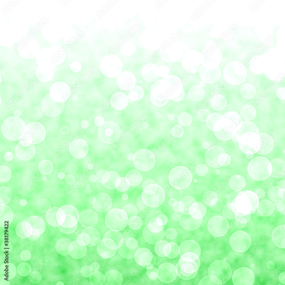 Bokeh Vibrant Green Background With Blurry Lights Bokeh Vibrant Green Background With Blurry Lights