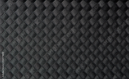 Black rubber mat photo