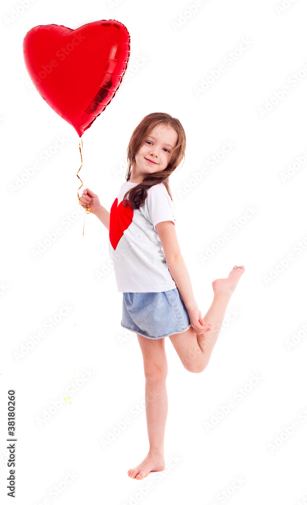girl with a balloon girl with a balloon