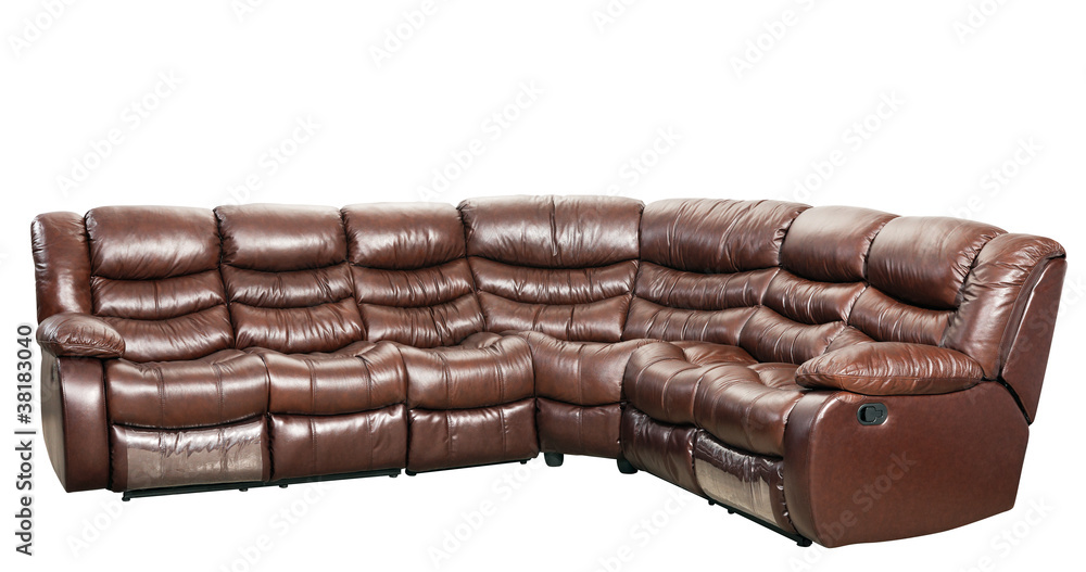 Modern sofa-bed furniture isolated Modern sofa-bed furniture isolated