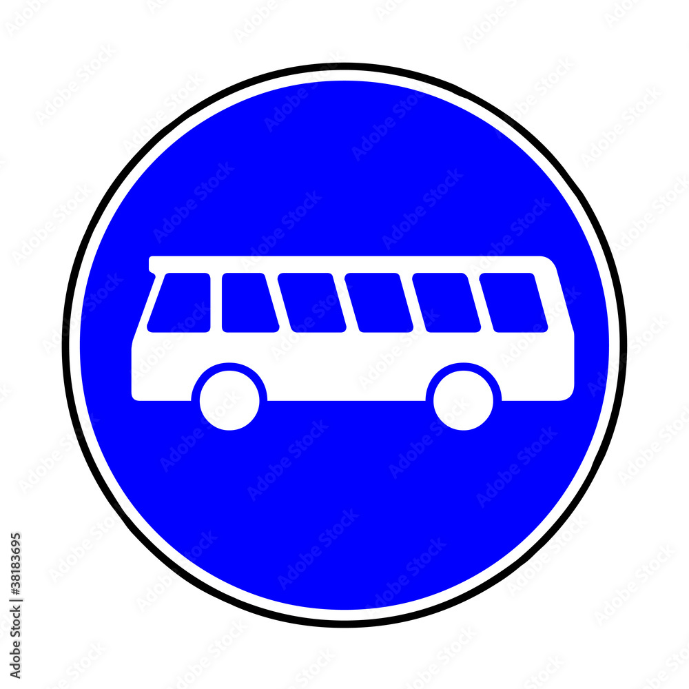Verkehrsschild - 245 Linienomnibusse Verkehrsschild - 245 Linienomnibusse