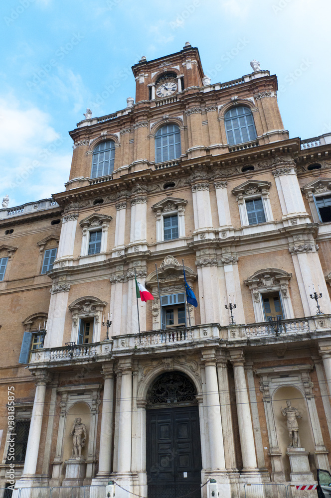 The Ducal Palace in Modena Italy