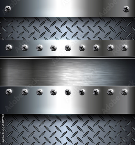 Abstract technology background, metallic