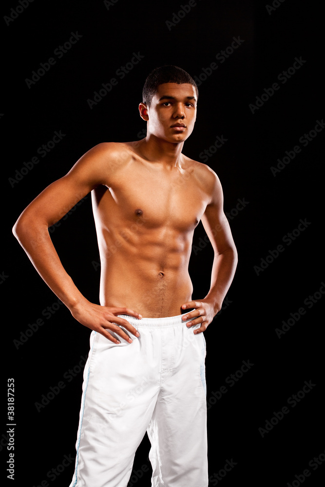 Fototapeta premium young fit man
