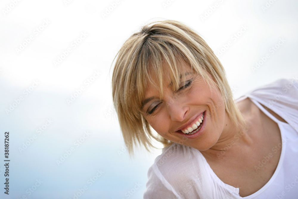 A carefree woman A carefree woman
