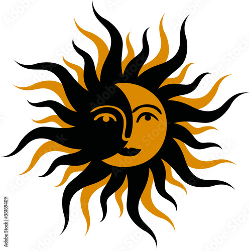Sonne Mond Symbol