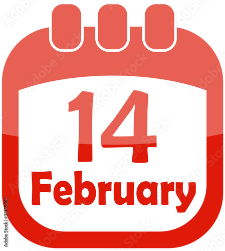 icon valentine calendar