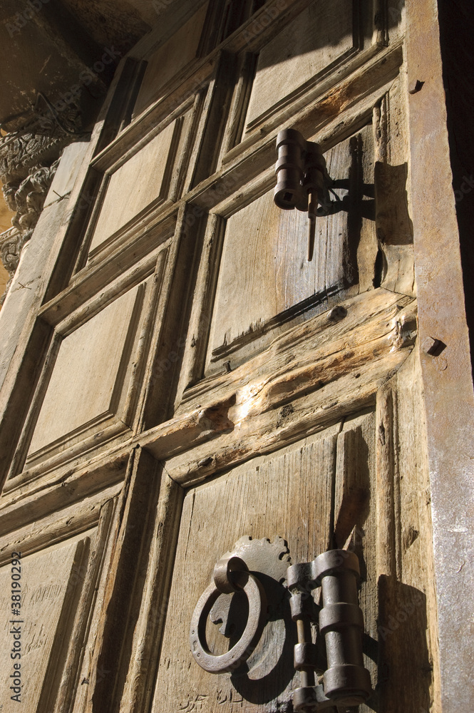 Door into Church of the Holy Sepulchre