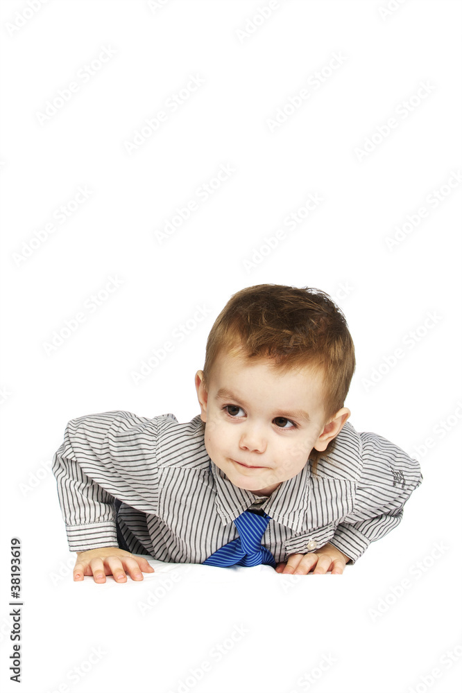 portrait of a little boy isolated on white portrait of a little boy isolated on white
