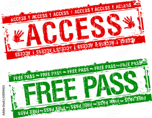 Free access vector stamps set