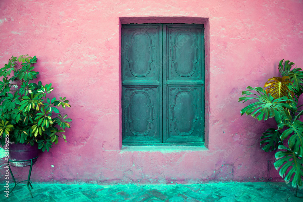 Colorful old architecture details, Cuzco, Peru. Colorful old architecture details, Cuzco, Peru.