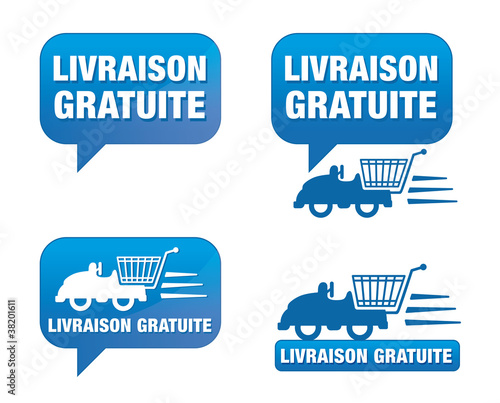 icones livraison gratuite - offerte