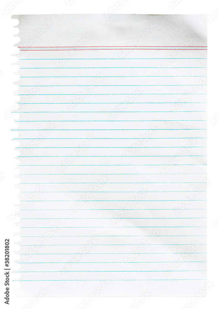 Paper with line Paper with line