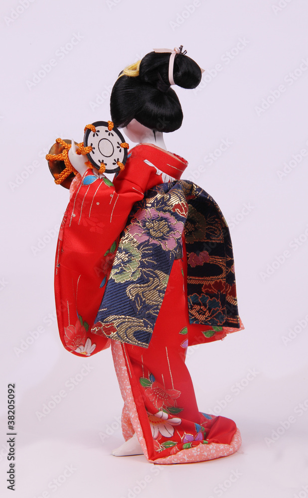 Naklejka premium geisha doll1