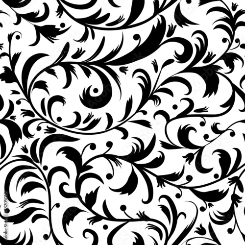 Floral seamless pattern for your design