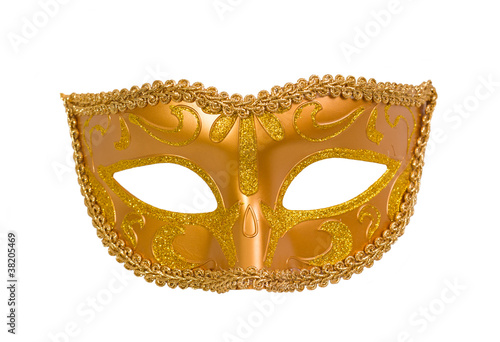 Carnival mask isolated on a white background