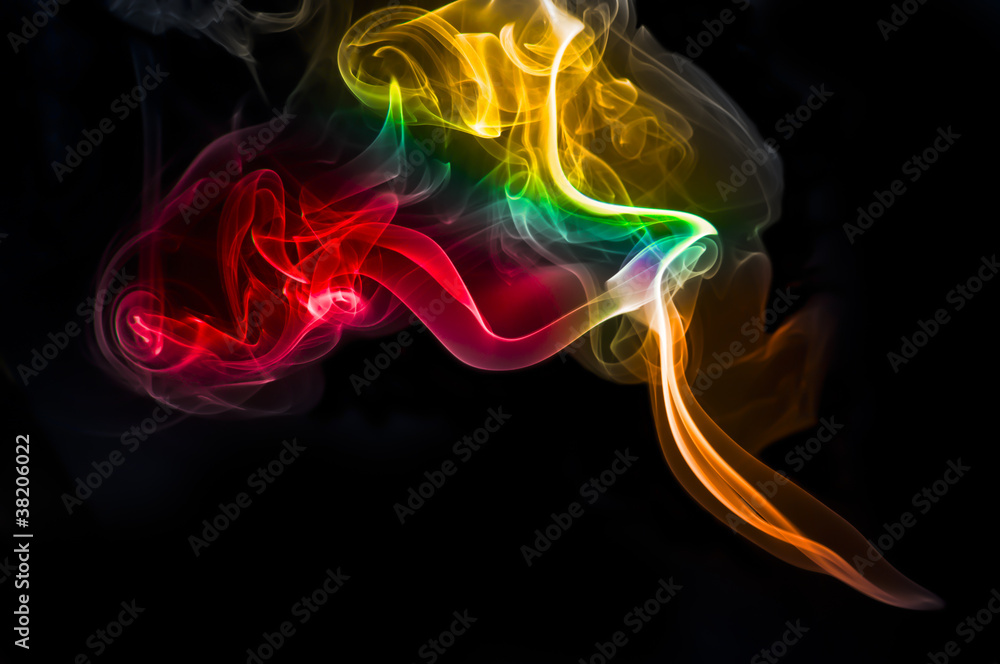 Fototapeta premium colored smoke-14
