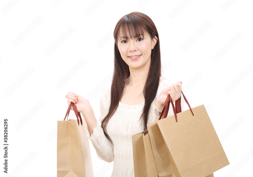 買い物の女性
