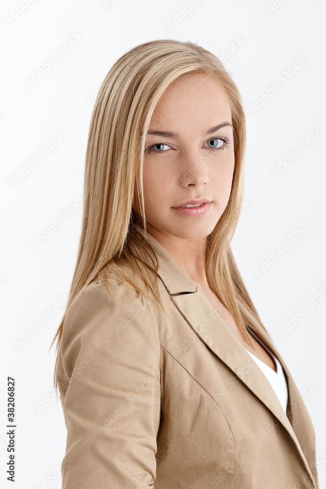 Attractive blonde girl Attractive blonde girl