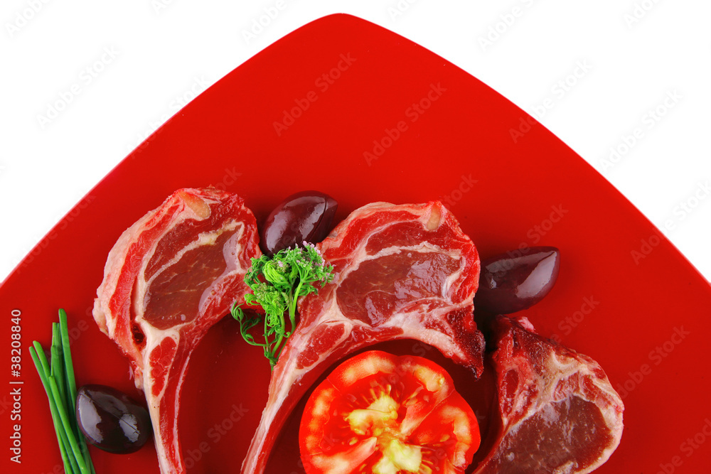 uncooked fresh ribs uncooked fresh ribs