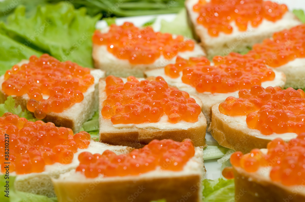 Caviar Canapes