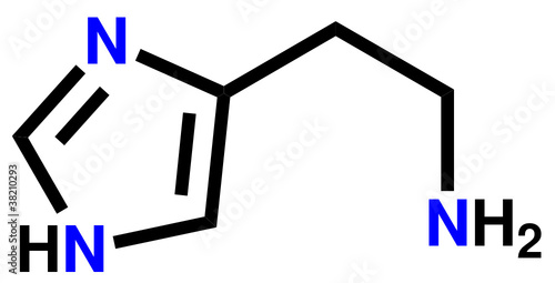 Histamine structural formula