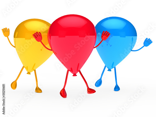 Bunte ballons