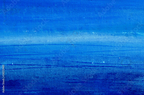 blue acrylic painted canvas background