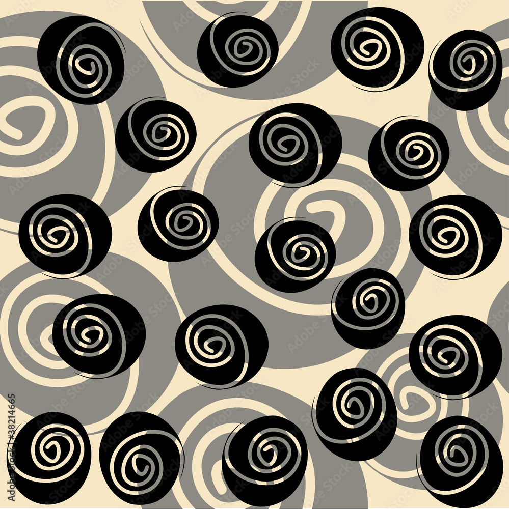 Seamless floral pattern with roses