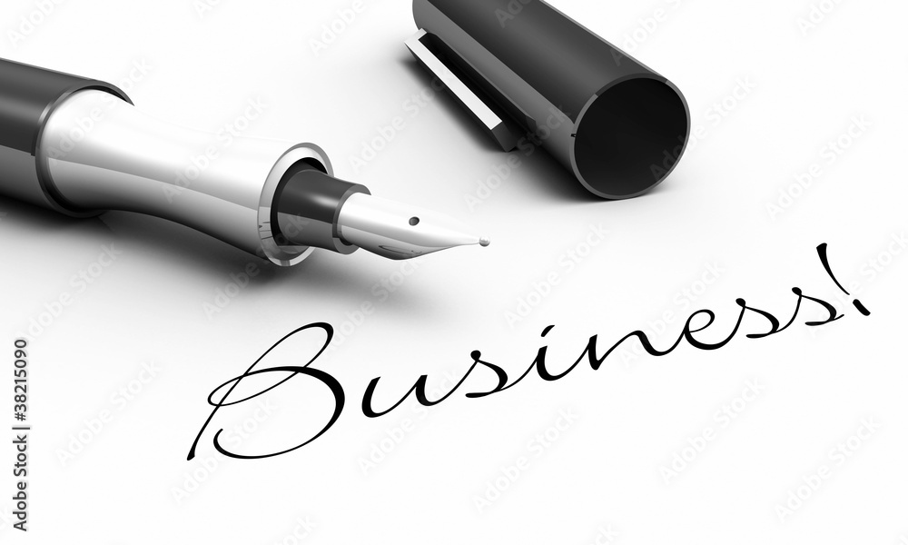 Fototapeta premium Business! - Stift Konzept