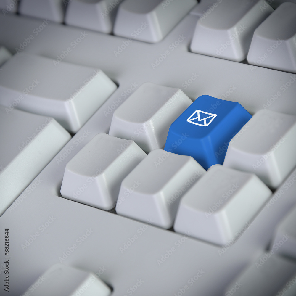 Computer keyboard and communication symbol Computer keyboard and communication symbol